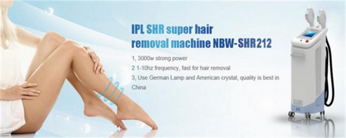 Máquina indolor NUBWAY da remoção do cabelo de SHR IPL