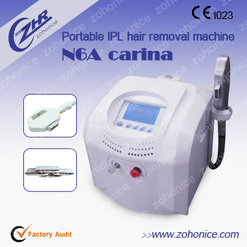 Máquina profissional de rejuvenescimento da pele Ipl Máquina de barbear cabelo