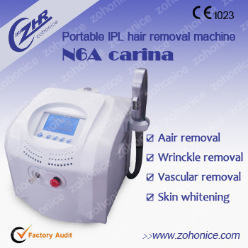 Máquina profissional de rejuvenescimento da pele Ipl Máquina de barbear cabelo